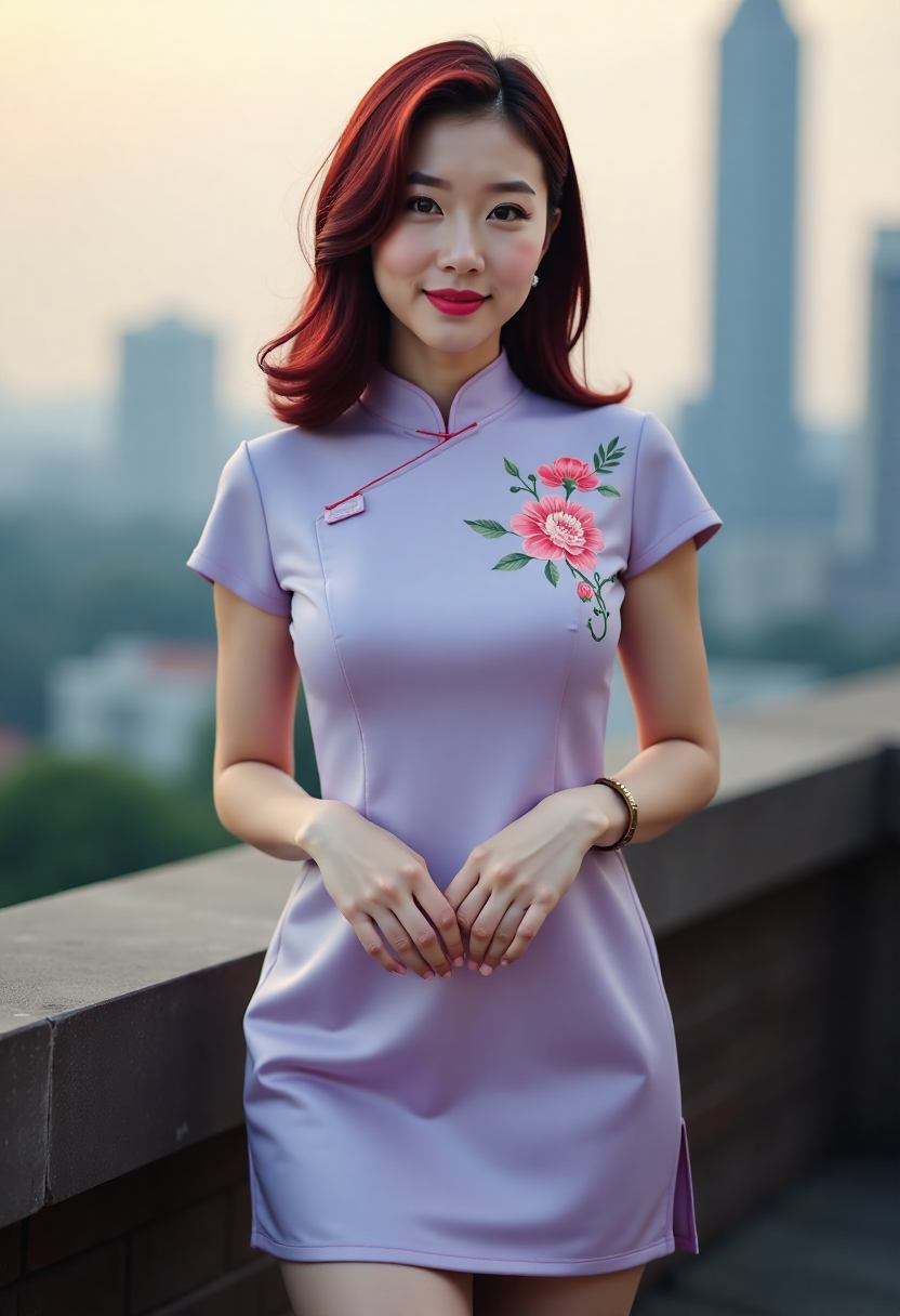 河对岸的学校海报